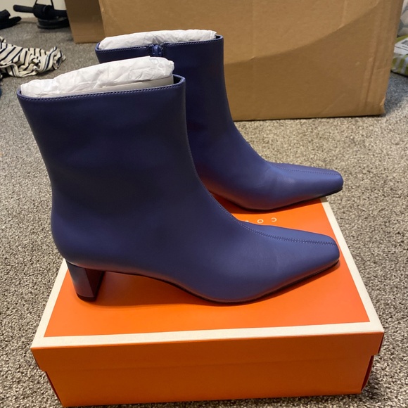 Katy Perry Collections The Wanderering Bootie in Softy Nappa Dust Blue 8.5 - Picture 6 of 9